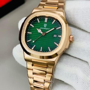 PD - Rose Gold Chain Green Dial