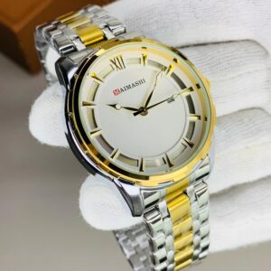 MI- Two Tone Chain White Dial