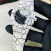 White Black Aura ( Silver Chain Silver Black Dial )